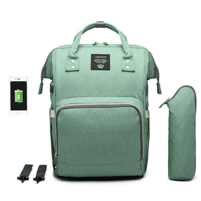 Bolsa Mochila Maternidade Impermeável com USB - SmartBag
