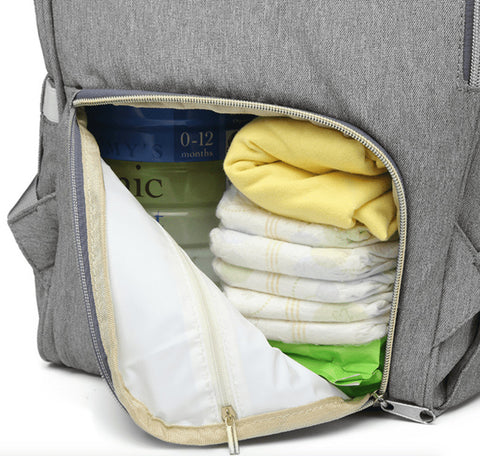 Bolsa Mochila Maternidade Impermeável com USB - SmartBag