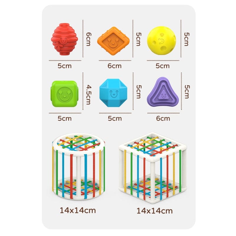 Cubo Elástico Brinquedo Sensorial Montessori | MagicCub