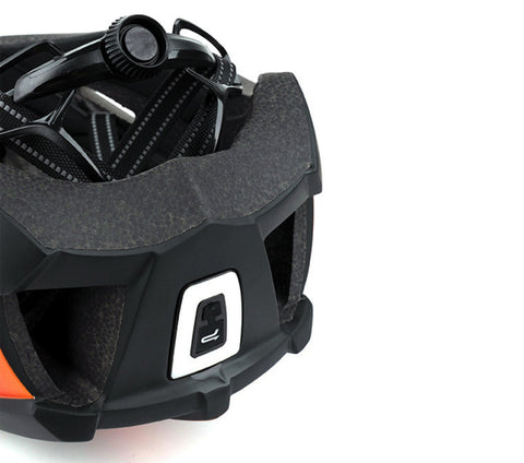 Capacete Ciclismo com Luz Traseira e Viseira Magnética Promend