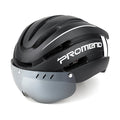 Capacete Ciclismo com Luz Traseira e Viseira Magnética Promend