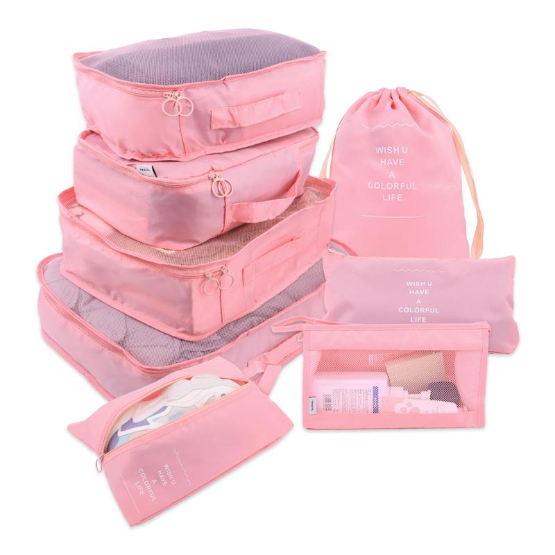 Kit com Bolsas Organizadoras Premium Para Viajem - Compre 5 Leve 7