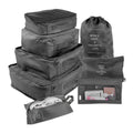 Kit com Bolsas Organizadoras Premium Para Viajem - Compre 5 Leve 7