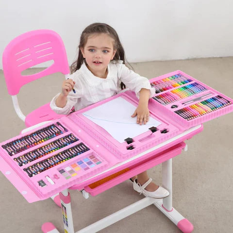 Maleta de Desenho e Pintura  Infantil 208 Peças - CriativeKids