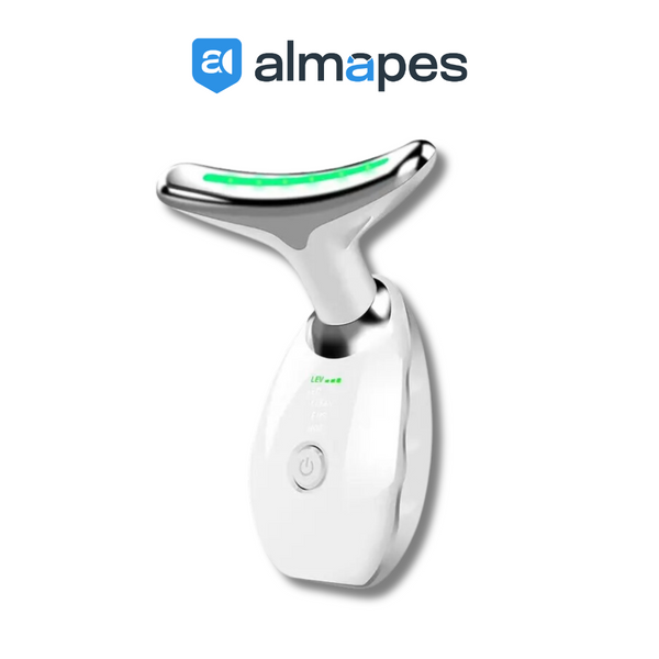 Massageador Rejuvenescedor com LED para Rosto e Pescoço - LumaFace
