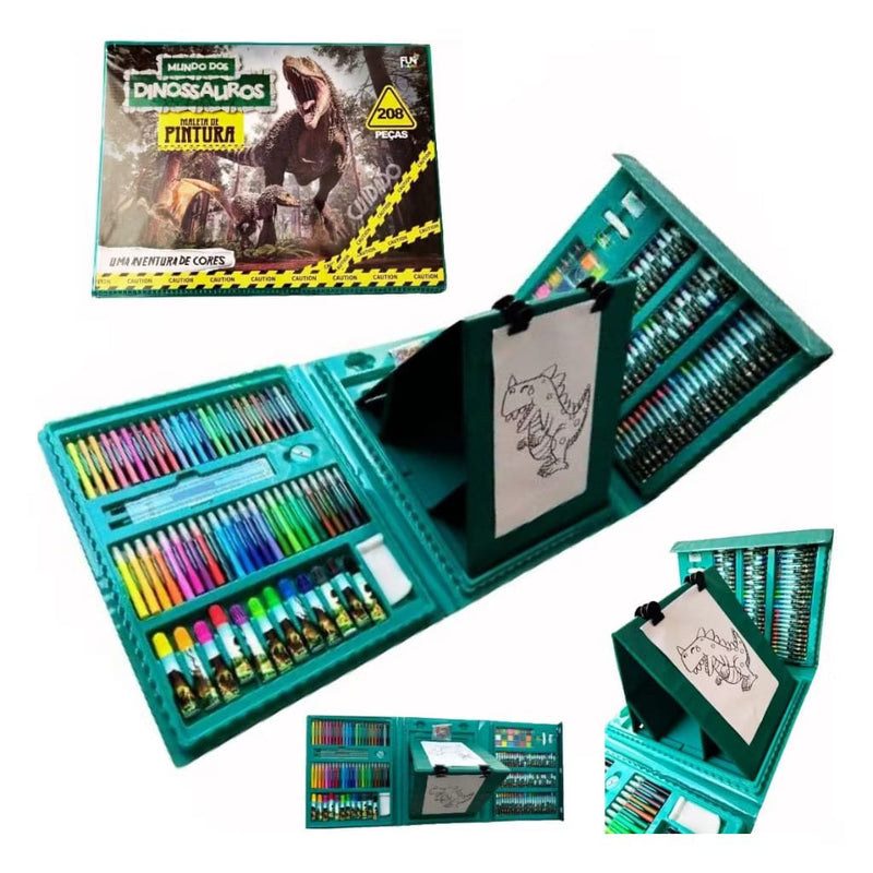 Maleta de Desenho e Pintura  Infantil 208 Peças - CriativeKids